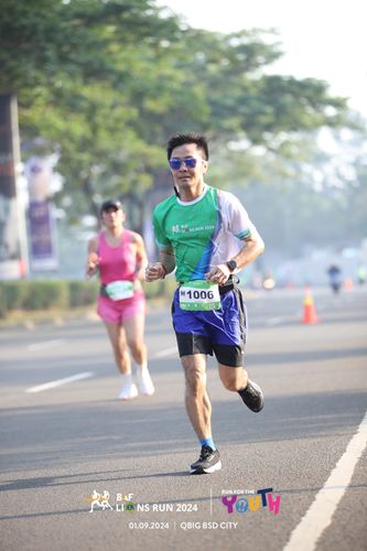Race photo from BAF LIONS RUN 2024