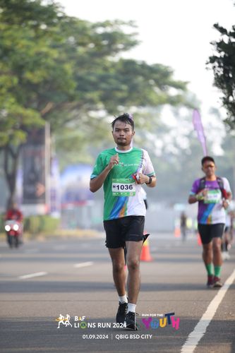 Race photo from BAF LIONS RUN 2024