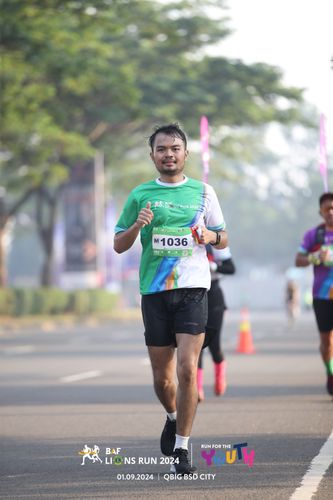 Race photo from BAF LIONS RUN 2024