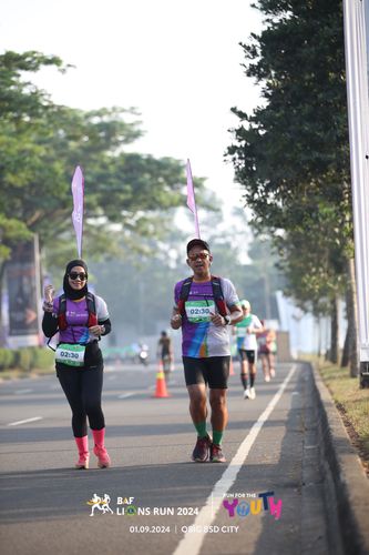 Race photo from BAF LIONS RUN 2024