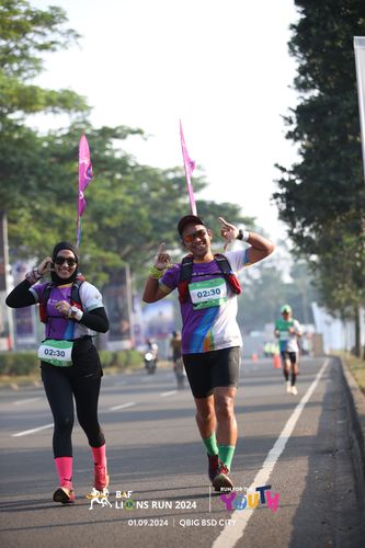Race photo from BAF LIONS RUN 2024