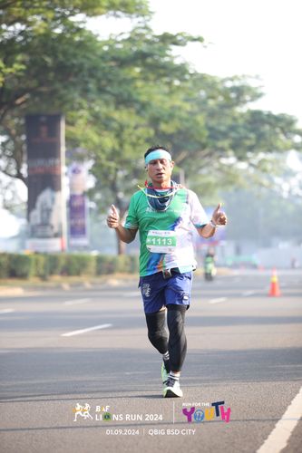 Race photo from BAF LIONS RUN 2024