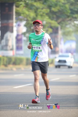 Race photo from BAF LIONS RUN 2024