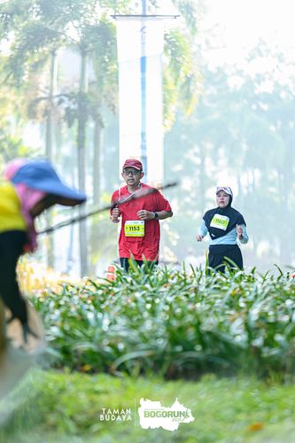 Race photo from Taman Budaya x BOGORUN 2025