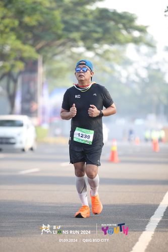 Race photo from BAF LIONS RUN 2024