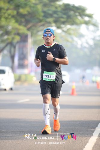 Race photo from BAF LIONS RUN 2024