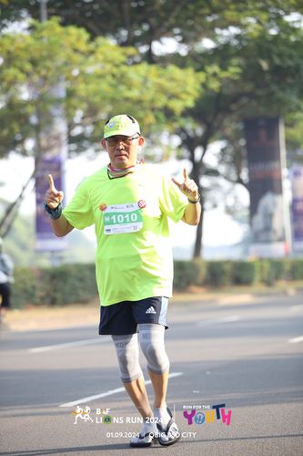 Race photo from BAF LIONS RUN 2024