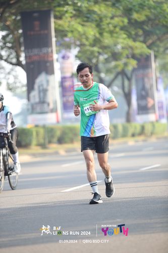 Race photo from BAF LIONS RUN 2024