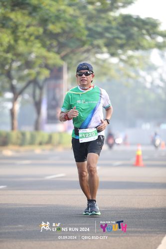 Race photo from BAF LIONS RUN 2024