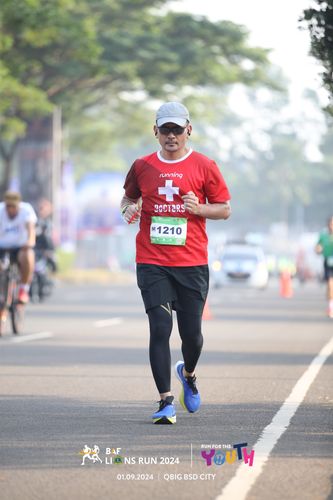 Race photo from BAF LIONS RUN 2024