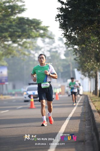 Race photo from BAF LIONS RUN 2024
