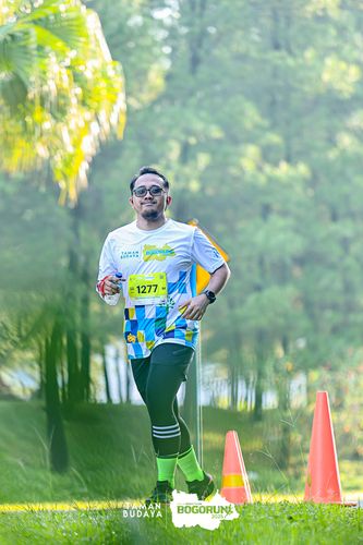 Race photo from Taman Budaya x BOGORUN 2025