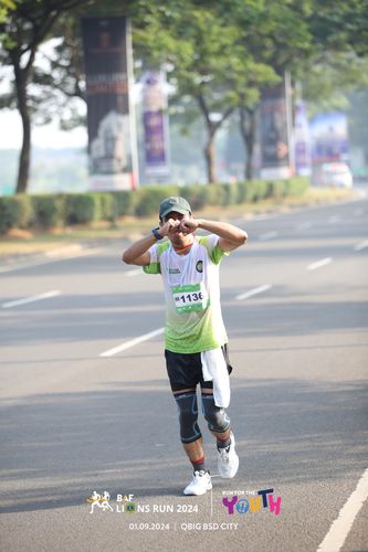 Race photo from BAF LIONS RUN 2024
