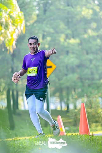Race photo from Taman Budaya x BOGORUN 2025