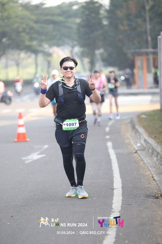 Race photo from BAF LIONS RUN 2024