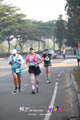 Race photo from BAF LIONS RUN 2024