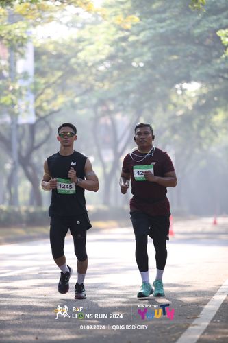 Race photo from BAF LIONS RUN 2024