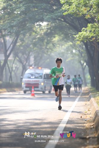 Race photo from BAF LIONS RUN 2024
