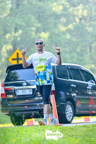 Race photo from Taman Budaya x BOGORUN 2025