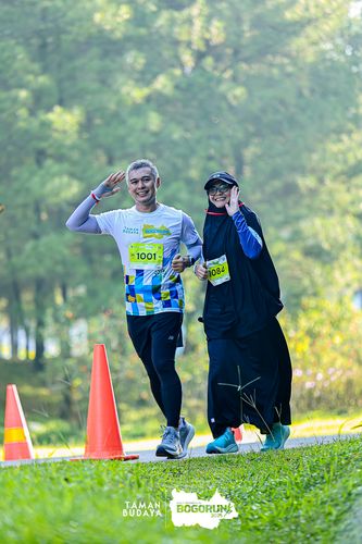 Race photo from Taman Budaya x BOGORUN 2025