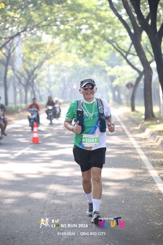 Race photo from BAF LIONS RUN 2024