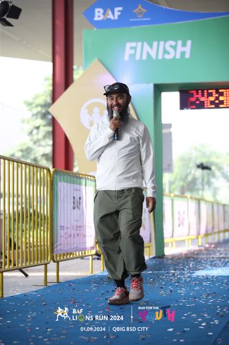 Race photo from BAF LIONS RUN 2024