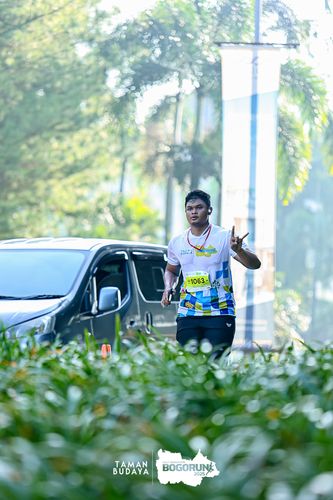 Race photo from Taman Budaya x BOGORUN 2025