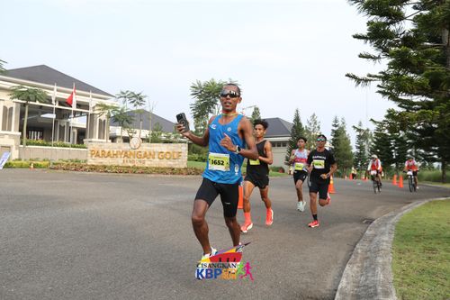 Race photo from CISANGKAN KBP CITY RUN 2025