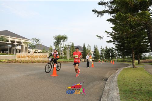 Race photo from CISANGKAN KBP CITY RUN 2025