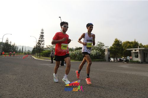 Race photo from CISANGKAN KBP CITY RUN 2025