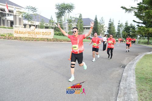 Race photo from CISANGKAN KBP CITY RUN 2025