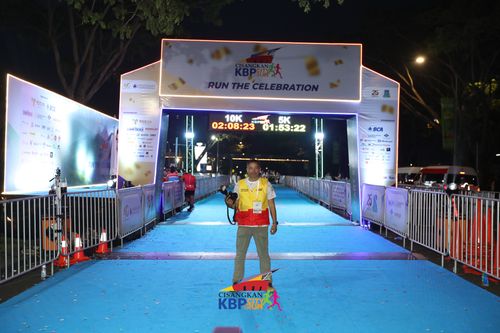 Race photo from CISANGKAN KBP CITY RUN 2025