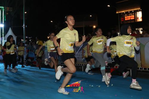 Race photo from CISANGKAN KBP CITY RUN 2025