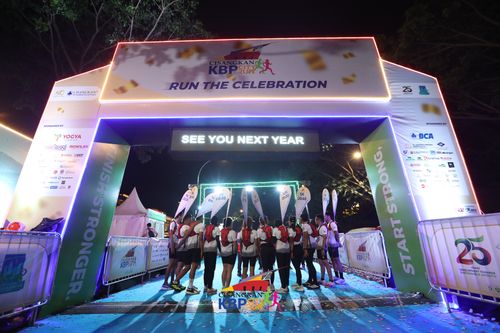 Race photo from CISANGKAN KBP CITY RUN 2025