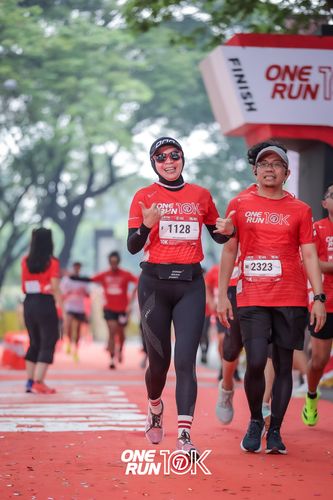 Race photo from ONE RUN 10K 2025