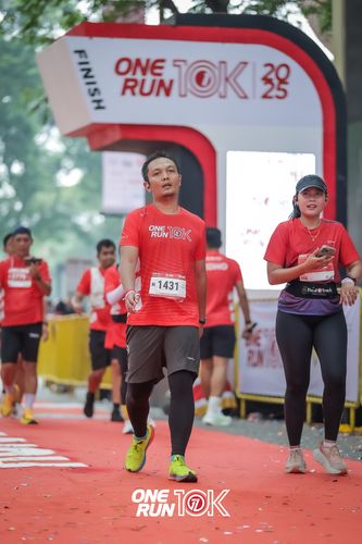 Race photo from ONE RUN 10K 2025