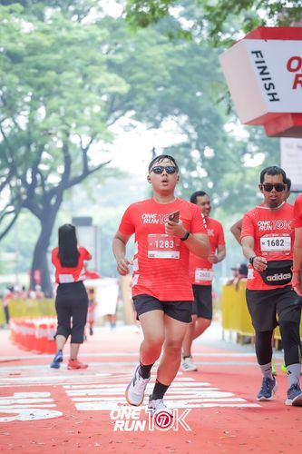 Race photo from ONE RUN 10K 2025