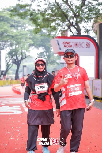 Race photo from ONE RUN 10K 2025