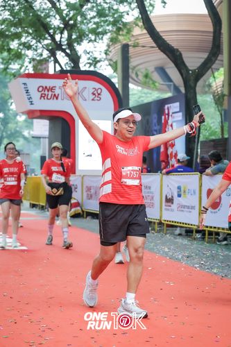 Race photo from ONE RUN 10K 2025