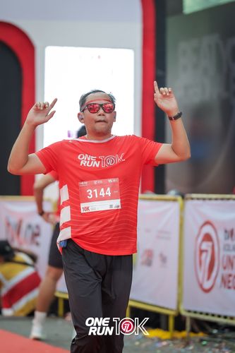 Race photo from ONE RUN 10K 2025