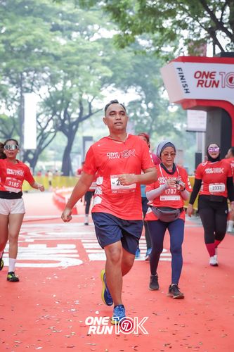 Race photo from ONE RUN 10K 2025