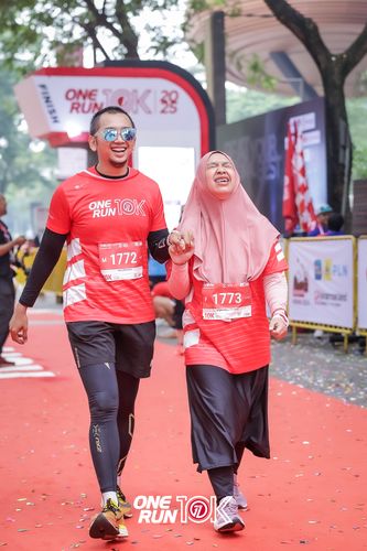Race photo from ONE RUN 10K 2025