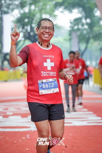 Race photo from ONE RUN 10K 2025