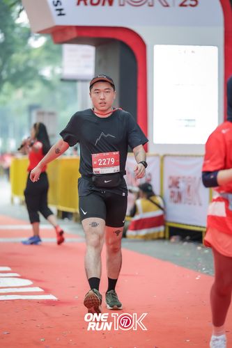 Race photo from ONE RUN 10K 2025