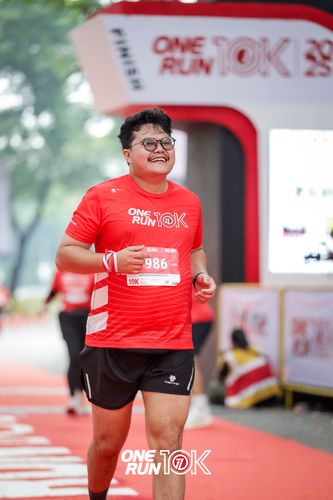 Race photo from ONE RUN 10K 2025