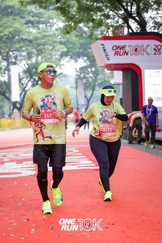 Race photo from ONE RUN 10K 2025