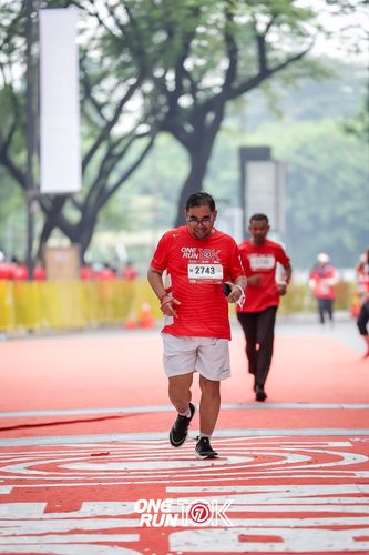 Race photo from ONE RUN 10K 2025