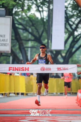 Race photo from ONE RUN 10K 2025