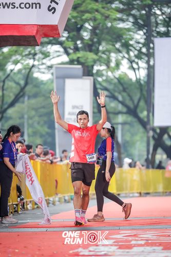 Race photo from ONE RUN 10K 2025