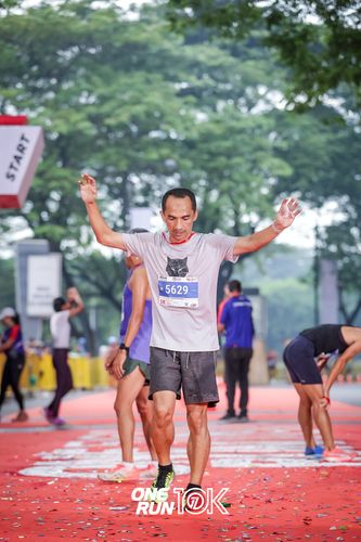 Race photo from ONE RUN 10K 2025